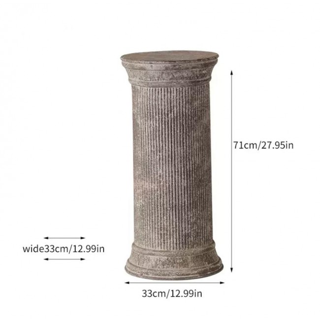 عمود معدن بتصميم رماني مثالي لديكور المنزل متوفر الحجمين 8883