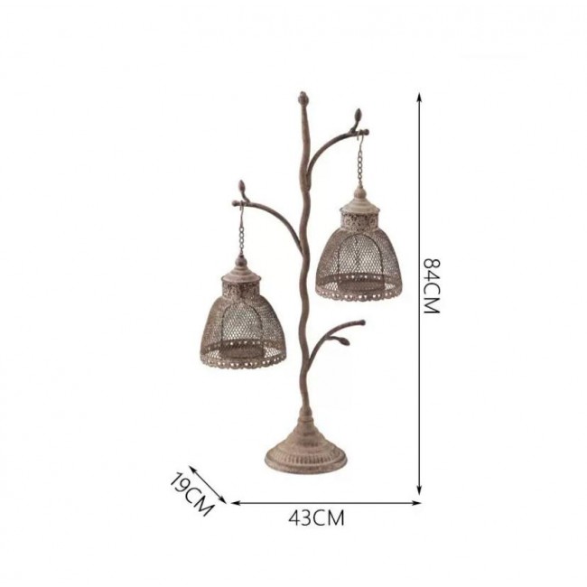 تحفه شمعدان معدن بتصميم اوربي 8764 