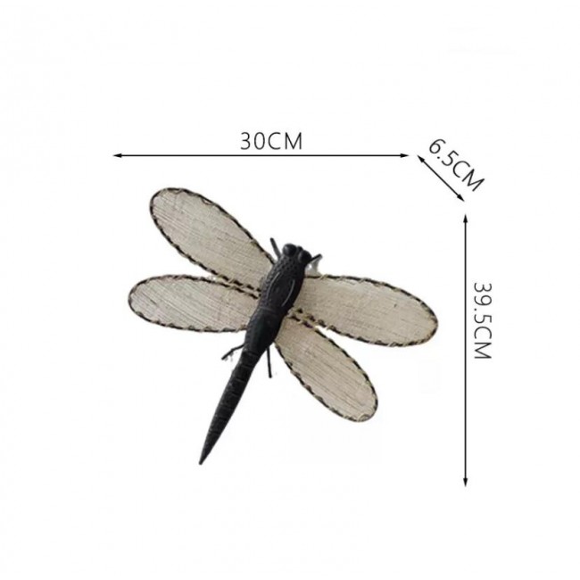 تحفه جداريه تحاكي الطبيعه حشرة اليعسوب بتصميم مميز متوفر للونين  8850