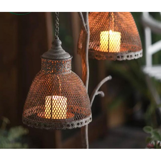 تحفه شمعدان معدن بتصميم اوربي 8764 