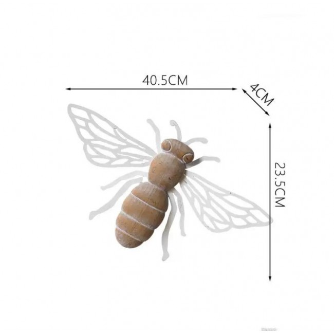 تحفه جداريه فريده تجمع بين الخشب الطبيعي والمعدن متوفر باللونين 8877