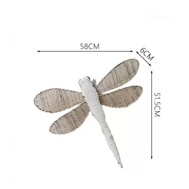 تحفه جداريه تحاكي الطبيعه حشرة اليعسوب بتصميم مميز متوفر للونين  8850