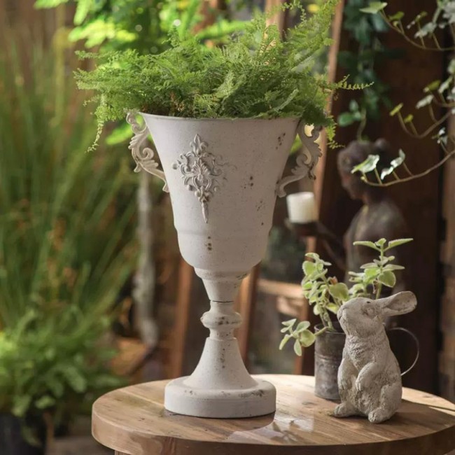 فازه معدن ابيض بستايل اوربي فاخر 8751