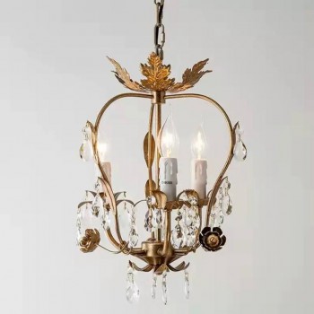 وحده اضاءه سقفيه معدن بستايل اوربي بثلاث شموع 8688