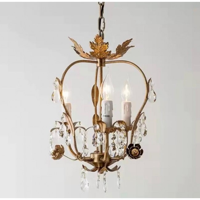 وحده اضاءه سقفيه معدن بستايل اوربي بثلاث شموع 8688