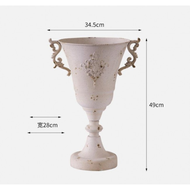 فازه معدن ابيض بستايل اوربي فاخر 8751