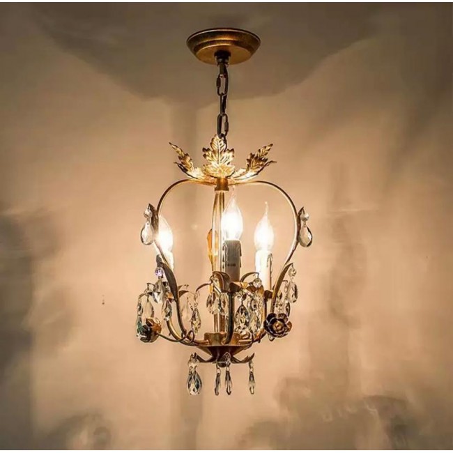 وحده اضاءه سقفيه معدن بستايل اوربي بثلاث شموع 8688