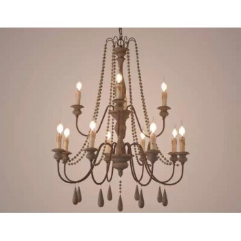 وحده اضاءه سقفيه بتصميم كلاسيك مصنوعه من الخشب والمعدن 8638 وحده اضاءه سقفيه بتصميم كلاسيك مصنوعه من الخشب والمعدن 8638