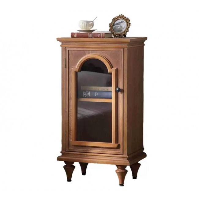 كونسول جداري محفور مصنوع من الخشب الطبيعي بستايل اوربي 8796