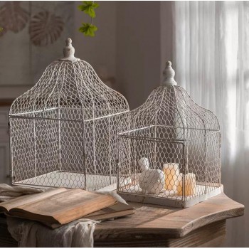 طقم قفص معدن بتصميم شبك العدد 2-8823