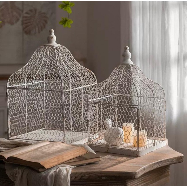 طقم قفص معدن بتصميم شبك العدد 2-8823