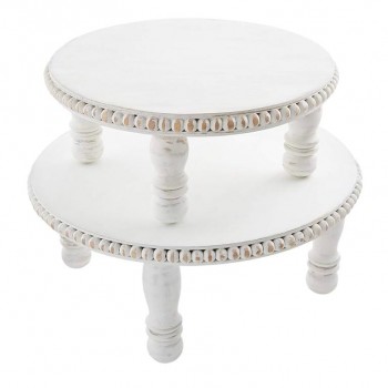 سناند بقاعده خشب ابيض بتصميم فرنسي متوفر الحجمين 8731