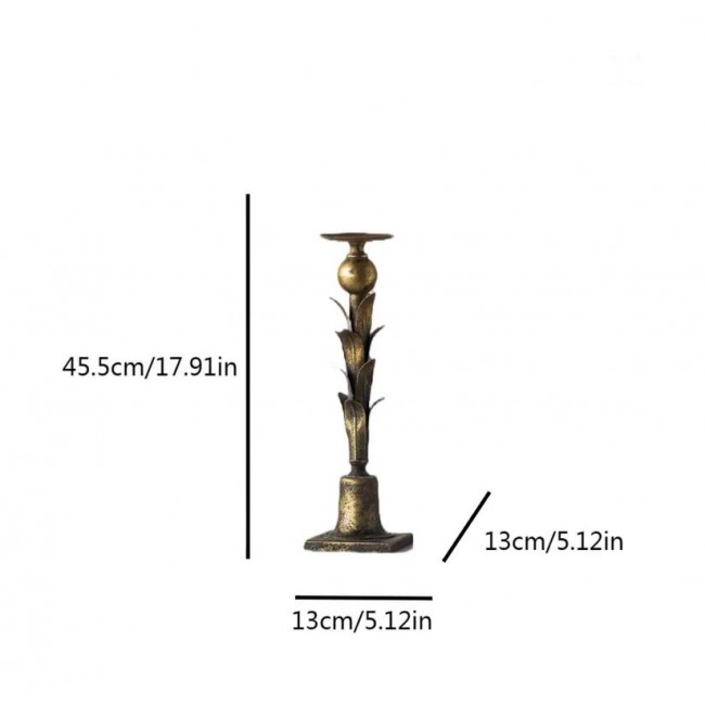 شمعدان معدن بتصميم عصري يلائم ديكور المنزل متوفر الحجمين 8869
