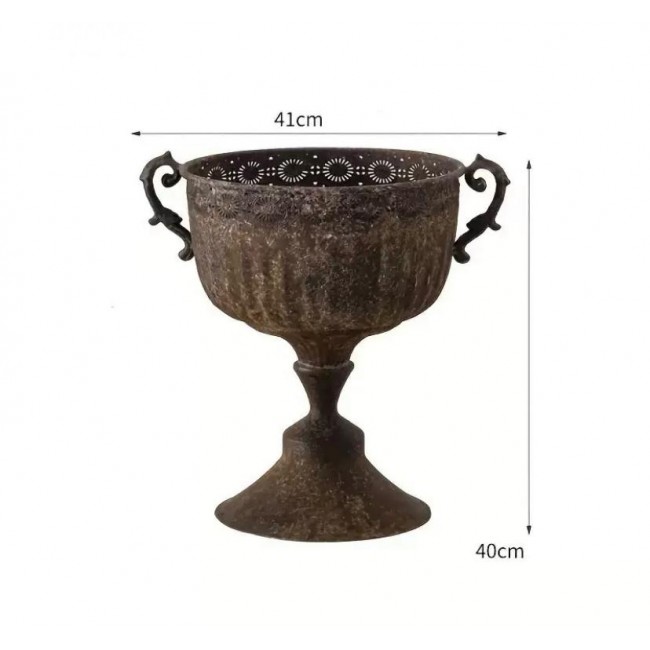 طقم فازه معدن مشغول يدويا على الطراز الاوربي العدد 2 8747 طقم فازه معدن مشغول يدويا على الطراز الاوربي العدد 2 8747