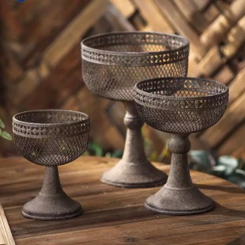 فازه معدن معتق بلمسات اوربيه ملائمه للنباتات متوفر 3 احجام 8788