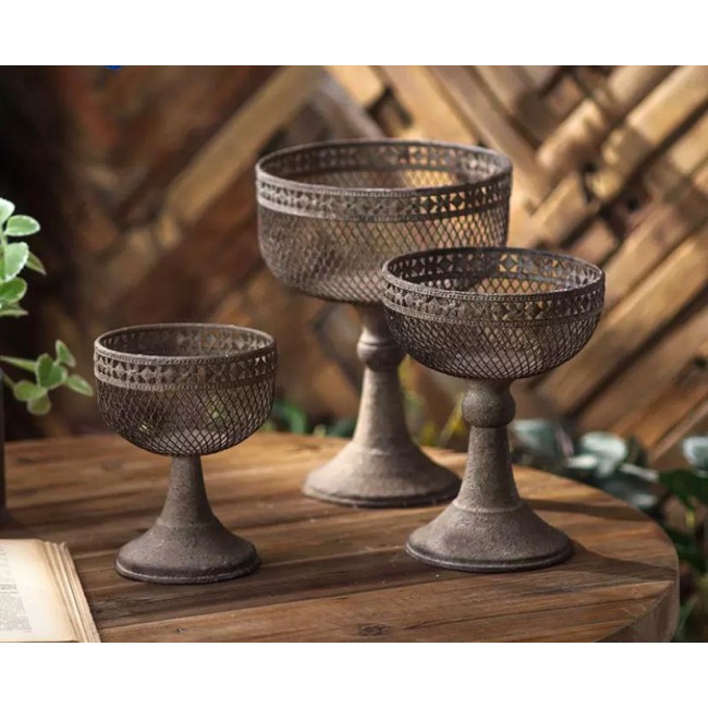 فازه معدن معتق بلمسات اوربيه ملائمه للنباتات متوفر 3 احجام 8788