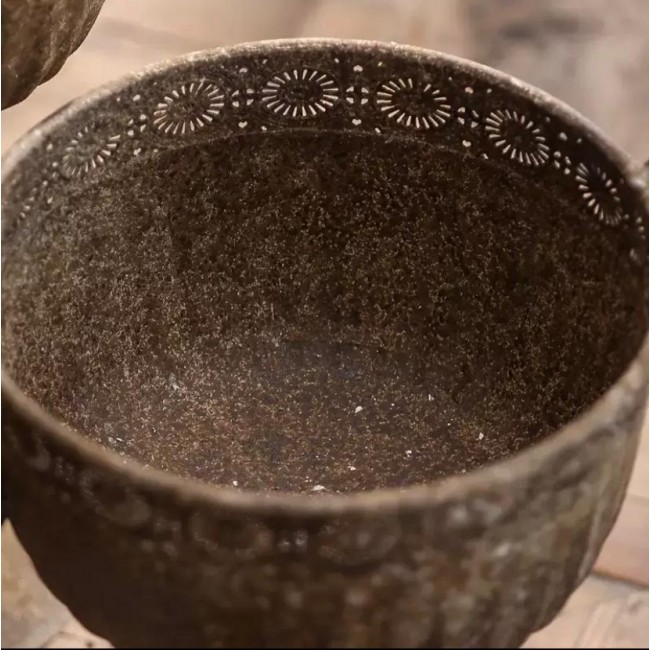 طقم فازه معدن مشغول يدويا على الطراز الاوربي العدد 2 8747 طقم فازه معدن مشغول يدويا على الطراز الاوربي العدد 2 8747