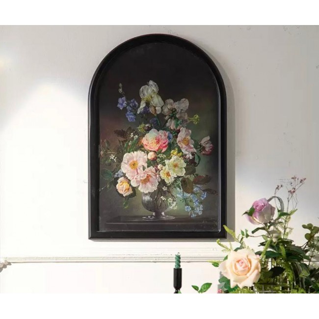 لوحه جداريه مطبوع كالنفس باطار خشبي 8725