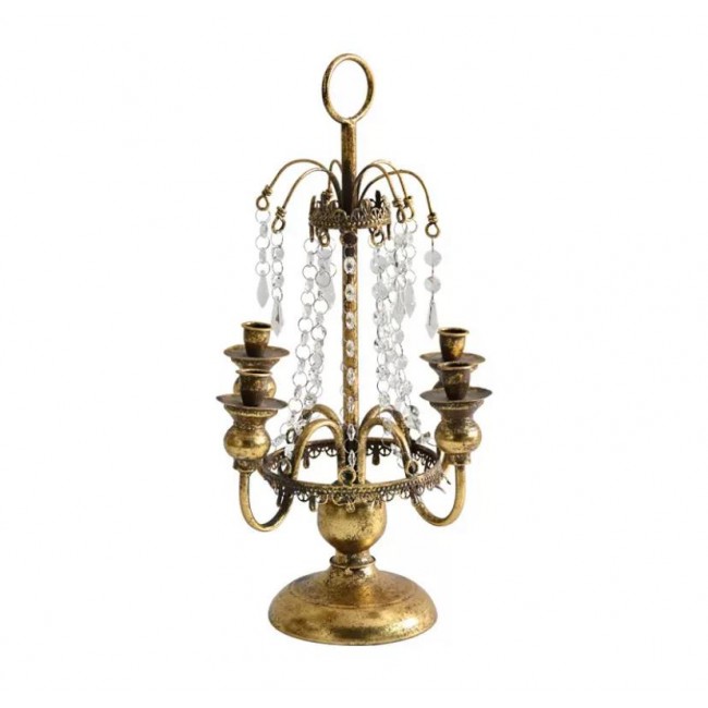 شمعدان كريستالي فاخر بطراز اوربي 9171