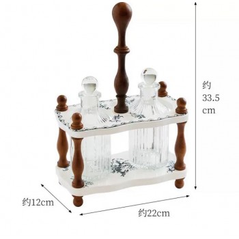 حامل زجاج بستايل اوربي كلاسك من الخشب الطبيعي 9178 حامل زجاج بستايل اوربي كلاسك من الخشب الطبيعي 9178