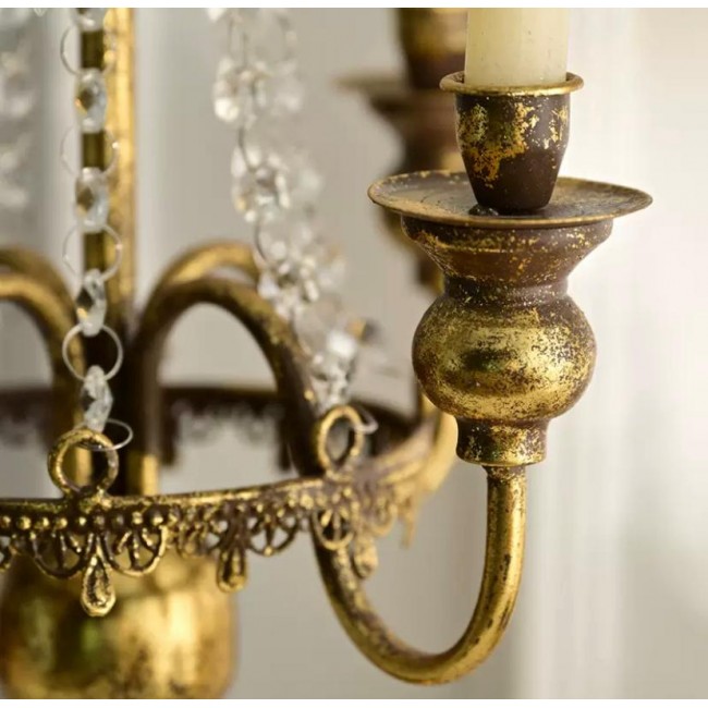 شمعدان كريستالي فاخر بطراز اوربي 9171