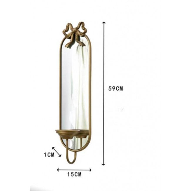 شمعدان بمرايا جداريه بستايل فرنسي انيق 9191