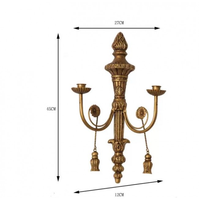 شمعدان جداري سراميك فينتج ستايل 