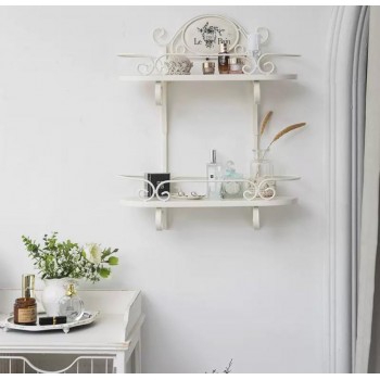 رف جداري معدن مشغول يدويا بتصميم فينتج 9145 رف جداري معدن مشغول يدويا بتصميم فينتج 9145