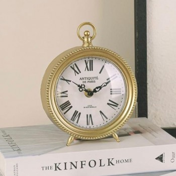 ساعه ذهبيه معدن مشغوله يدويا كلاسيك على الطراز الاوربي 9099