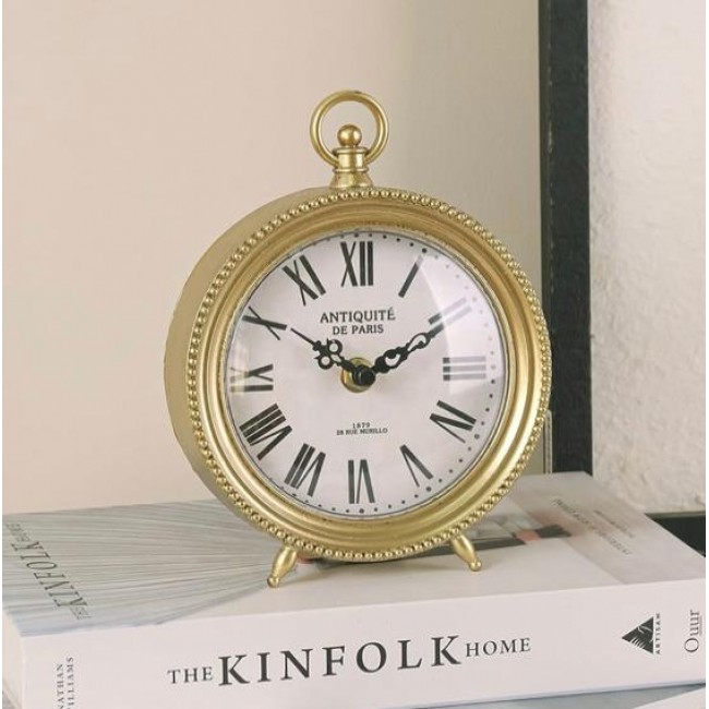 ساعه ذهبيه معدن مشغوله يدويا كلاسيك على الطراز الاوربي 9099