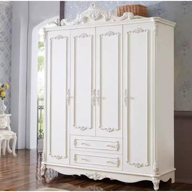 خزانه خشب طبيعي بتصميم  كلاسيك ملكي على الطراز الاوربي 8615