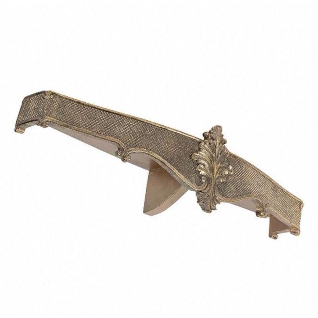 رف خشبي جداري مذهب كلاسيك 7851