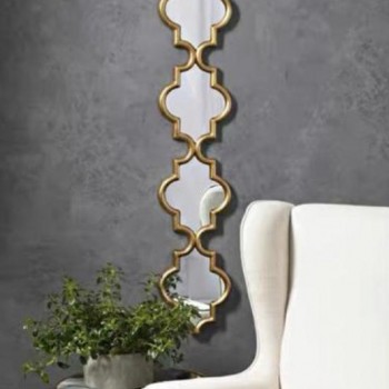 مرايا جداريه مصنوعه من المعدن المشغول كلاسيك 7806