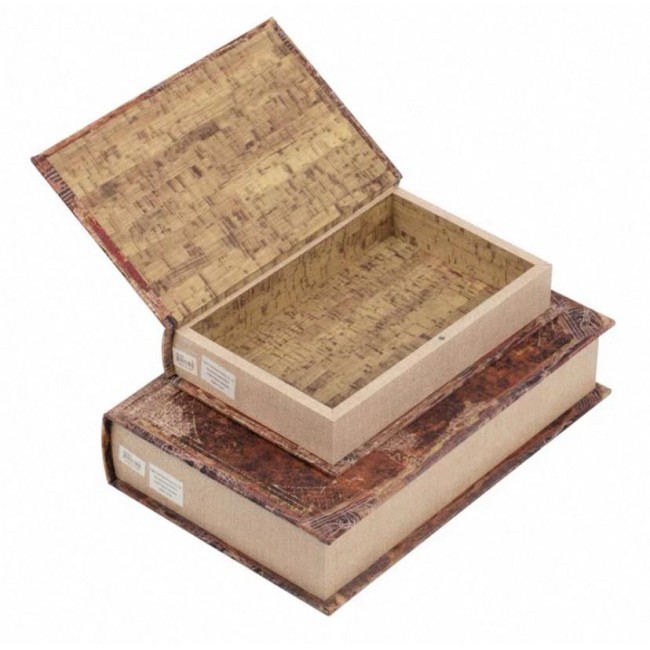 مجموعه من الكتب لتخزين بتصميم اوربي العدد 6قطع 7781