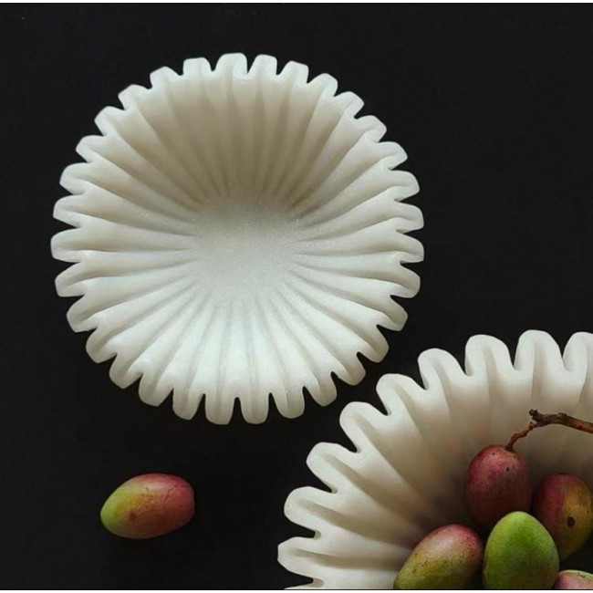 صحن تقديم سيراميك فاخر بتصميم عصري متوفر الحجمين 7929