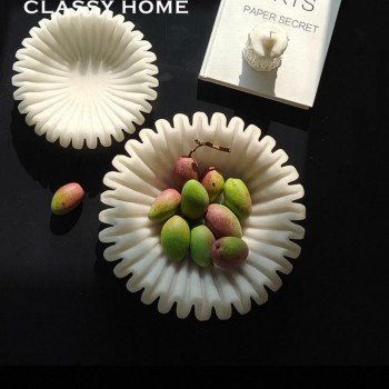 صحن تقديم سيراميك فاخر بتصميم عصري متوفر الحجمين 7929