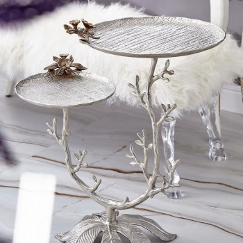 طاوله جانبيه معدن بتصميم اوربي 7999