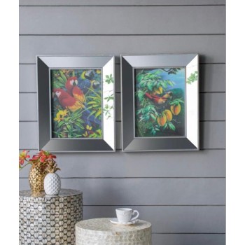 طقم لوحه مطبوع كانفس باطار فضي عريض بتصميم كلاسيك 7790 طقم لوحه مطبوع كانفس باطار فضي عريض بتصميم كلاسيك 7790