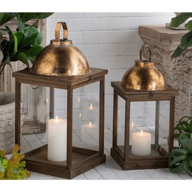 طقم شمعدان ارضيه مصنوعه من المعدن  مشغول يدويا