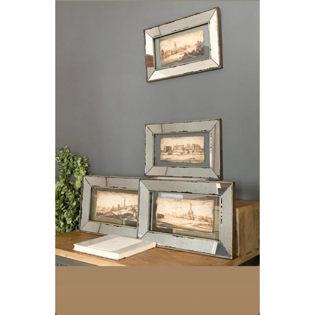 طقم لوحات كلاسيك فاخره العدد4 قطع7774