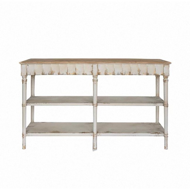 كونسول جداري بتصميم فرنسي شابي شيك 8043 كونسول جداري بتصميم فرنسي شابي شيك 8043