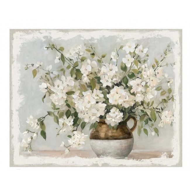 لوحه جداريه كنفس فنتج ستايل8034 برتفاع 120cm