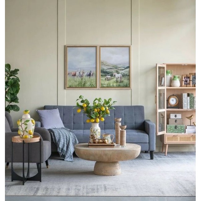 طقم لوحه مطبوع كانفس بإطار خشبي مثالي لديكور المنزل 8036