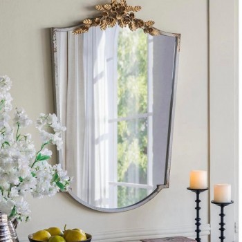 مرايا جداريه مصنوعه من المعدن المشغول يدويا فنتج ستايل 8043 بارتفاع 95cm 