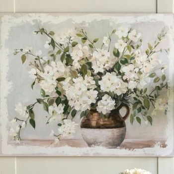 لوحه جداريه كنفس فنتج ستايل8034 برتفاع 120cm