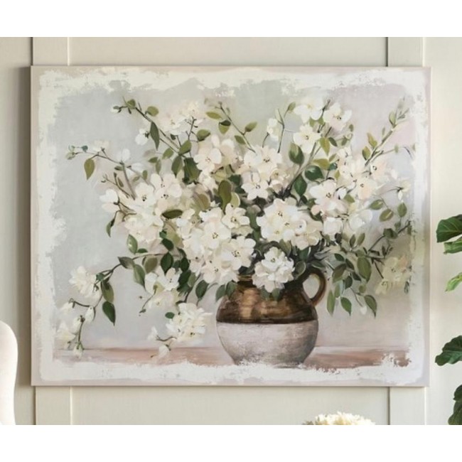 لوحه جداريه كنفس فنتج ستايل8034 برتفاع 120cm