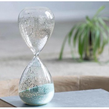 تحفه ساعه رمليه مصنوعه من الزجاج الشفاف 7842 تحفه ساعه رمليه مصنوعه من الزجاج الشفاف 7842