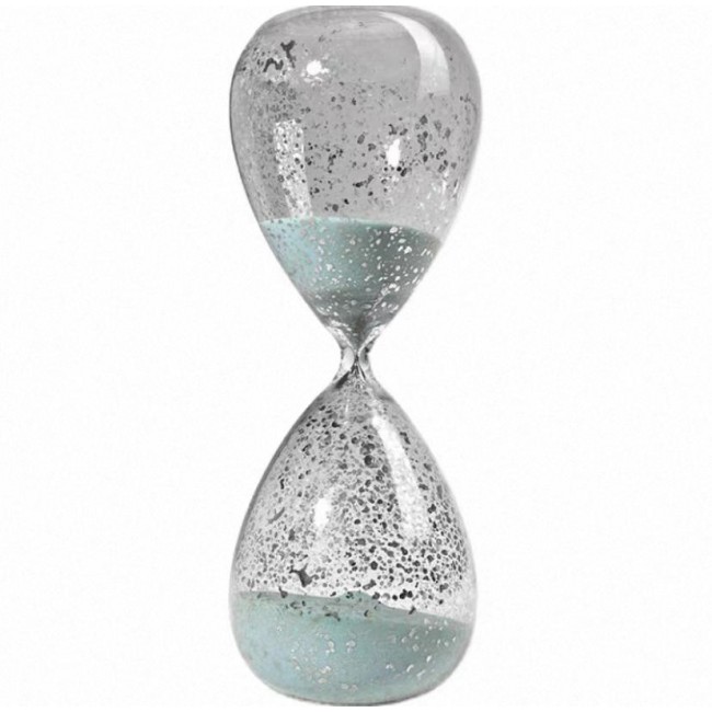 تحفه ساعه رمليه مصنوعه من الزجاج الشفاف  7842