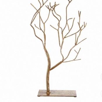 تحفه معدن مذهب تصميم اغصان الشجر مثالي لديكور المنزل 7789