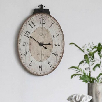 ساعه جداريه بتصميم ريفي فاخر 7779